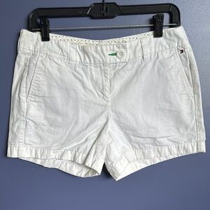Tommy Hilfiger White Shorts Classic Cotton Style